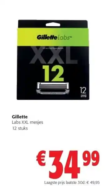 Colruyt Gillette labs xxl mesjes 12 stuks aanbieding
