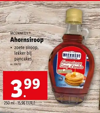 Lidl MCENNEDY Ahornsiroop aanbieding