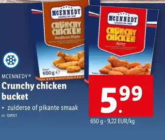 Lidl MCENNEDY Crunchy chicken bucket aanbieding
