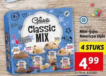 Lidl GELATELLI Mini-ijsjes American style aanbieding