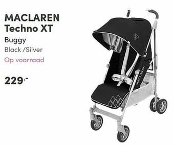Baby & Tiener Maclaren techno xt buggy black -silver aanbieding