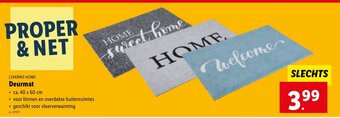 Lidl LIVARNO HOME Deurmat aanbieding