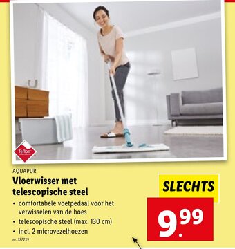 Lidl AQUAPUR Vloerwisser met telescopische steel aanbieding