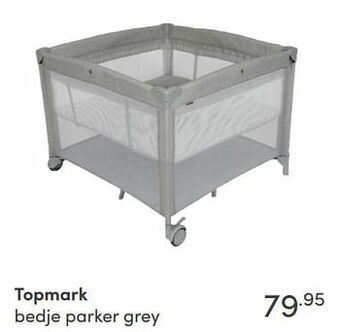 Baby & Tiener Topmark bedje parker grey aanbieding