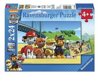 Dreamland Ravensburger puzzel 2-in-1 PAW Patrol Dappere honden aanbieding