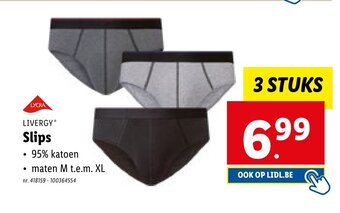 Lidl LIVERGY slips aanbieding