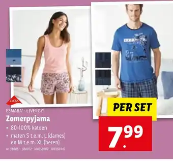 Lidl ESMARA Zomerpyjama aanbieding