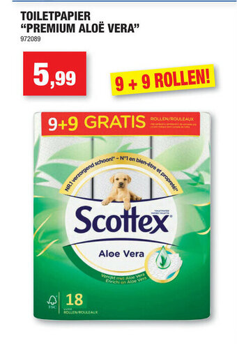 Hubo Toiletpapier Premium Aloe Vera aanbieding