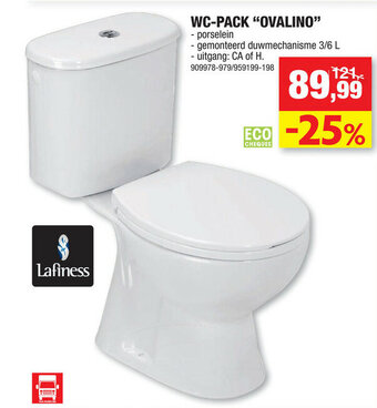 Hubo Wc-pack Ovalino aanbieding