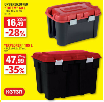 Opbergkoffer Totem 60L