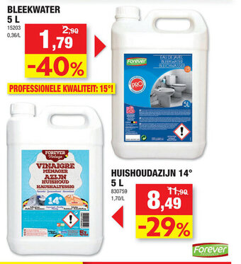 Hubo Bleekwater 5 L aanbieding