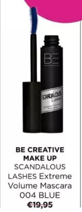 ICI PARIS XL BE CREATIVE MAKE UP SCANDALOUS LASHES Extreme Volume Mascara 004 BLUE aanbieding