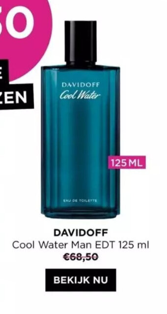 ICI PARIS XL DAVIDOFF Cool Water Man EDT 125 ml aanbieding