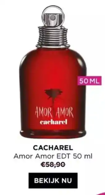 ICI PARIS XL CACHAREL Amor Amor EDT 50 ml aanbieding