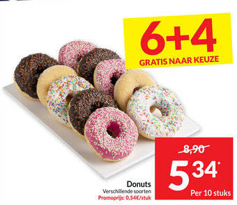 Intermarché Donuts Per 10 stuks aanbieding