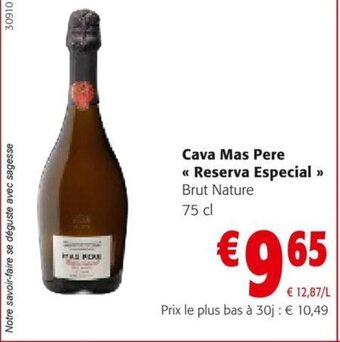Colruyt Cava Mas Pere Reserva Especial 75 cl aanbieding
