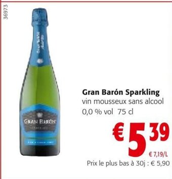 Colruyt Gran Barón Sparkling 75 cl aanbieding