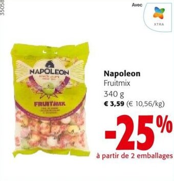 Colruyt Napoleon Fruitmix 340 g aanbieding