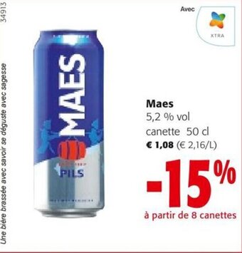 Colruyt Maes 50 cl aanbieding
