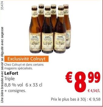 Colruyt LeFort aanbieding