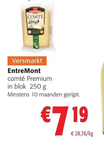 Colruyt Entre Mont comté Premium 250 g aanbieding