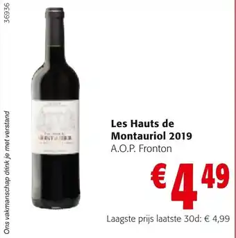 Colruyt Les Hauts de Montauriol 2019 aanbieding