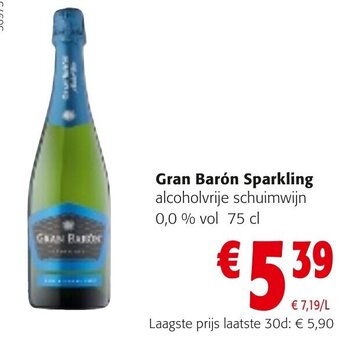 Colruyt Gran Barón Sparkling 75 cl aanbieding