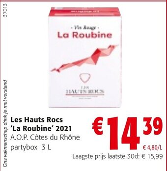 Colruyt Les Hauts Rocs 'La Roubine' 2021 aanbieding