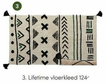 Baby & Tiener Lifetime vloerkleed aanbieding