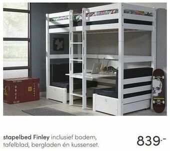 Baby & Tiener Stapelbed finley aanbieding