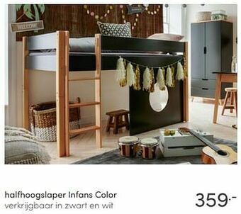 Baby & Tiener Halfhoogslaper infans color aanbieding