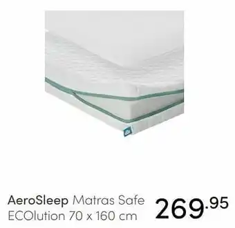 Baby & Tiener Aerosleep matras safe ecolution aanbieding