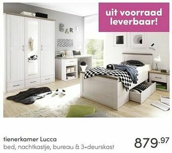 Baby & Tiener Tienerkamer lucca aanbieding