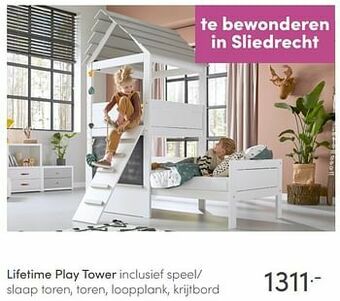 Baby & Tiener Lifetime play tower aanbieding