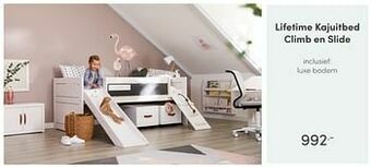 Baby & Tiener Lifetime kajuitbed climb en slide aanbieding