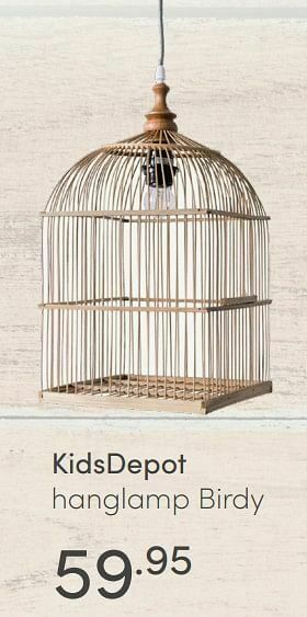Baby & Tiener Kidsdepot hanglamp birdy aanbieding