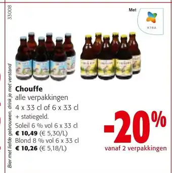 Colruyt Chouffe alle verpakkingen 4 x 33 cl of 6 x 33 cl aanbieding