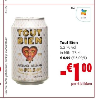Colruyt Tout Bien 33 cl aanbieding