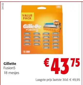 Colruyt Gillette Fusion5 18 mesjes aanbieding
