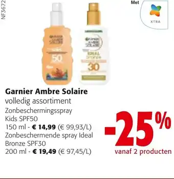 Garnier Ambre Solaire volledig assortiment Zonbeschermingsspray Kids SPF50 150ml / Zonbeschermende spray Ideal Bronze SPF30