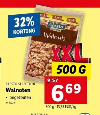 Lidl Walnoten aanbieding