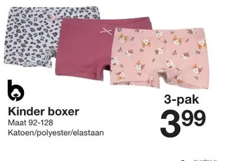 Zeeman Kinder boxer aanbieding