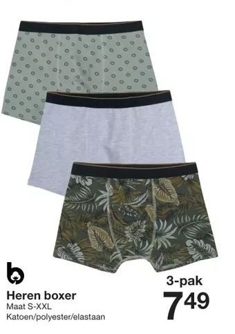 Zeeman Heran boxer aanbieding
