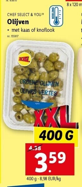 Lidl Olijven aanbieding
