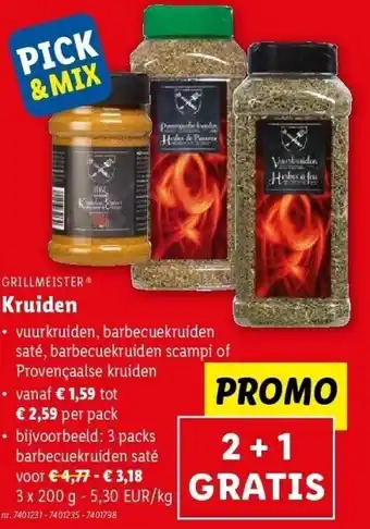 Lidl Kruiden aanbieding
