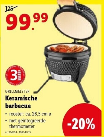 Lidl Keramische barbecue aanbieding
