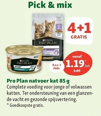 Maxi Zoo Pro plan natvoer kat 85 g aanbieding