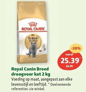 Maxi Zoo Royal canin breed droogvoer kat 2 kg aanbieding