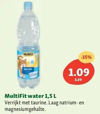 Maxi Zoo Multifit water 1,5 l aanbieding