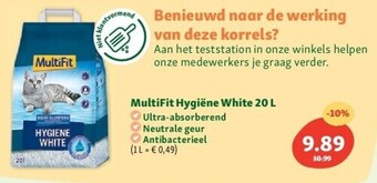 Maxi Zoo Multifit hygiëne white 20 l aanbieding